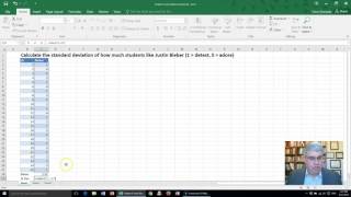 calculate standard deviation in excel excel for mac 2008